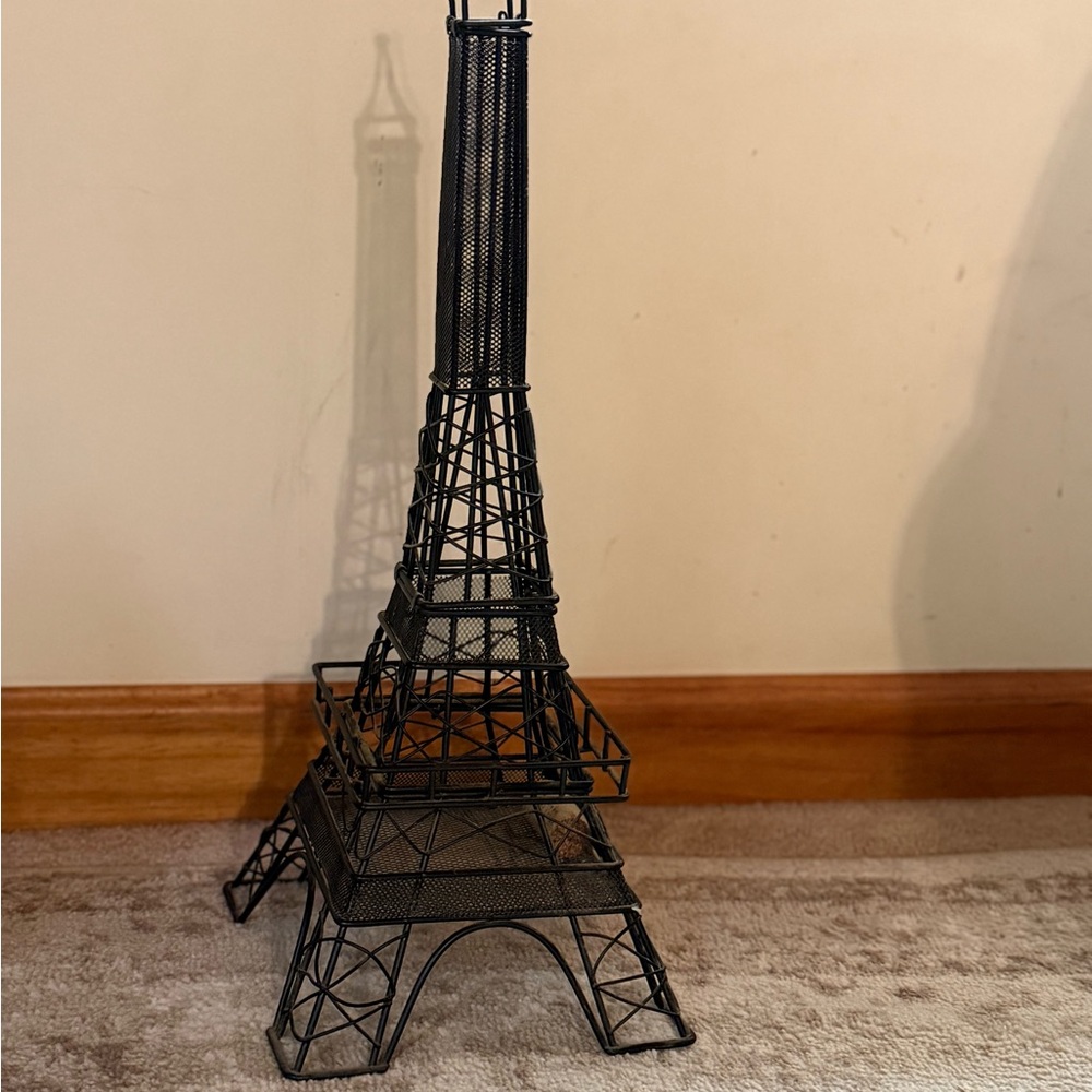 Black Eiffel Tower Cork Holder